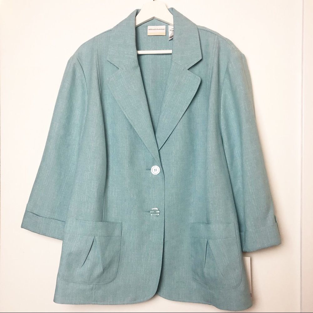 Alfred Dunner Blazer Blue Brand New Size 22W.